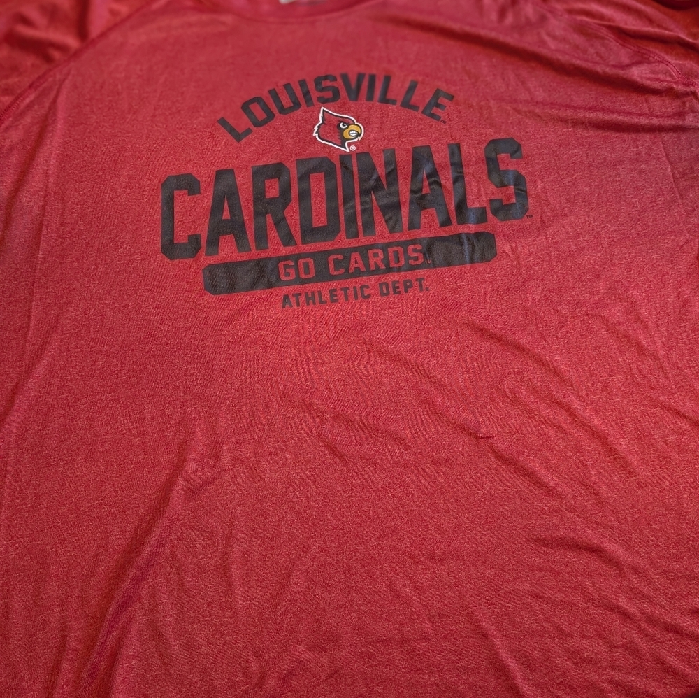 Louisville Cardinals Red Short Sleeve Tee